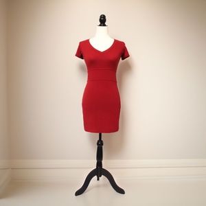 JERICO | Red Bamboo T-Shirt Dress